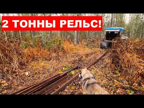 Видео: Две тонны рельс как с "КУСТА". Мечта любого МЕТАЛОКОПА.