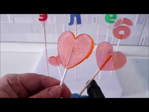 Видео: Леденцы из изомальта с картинкой и без.