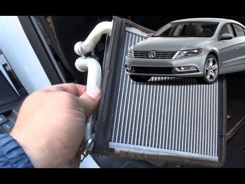 Видео: Как снять, легко заменить радиатор печки на volkswagen passat b6 – cc. Поменять радиатор отопителя