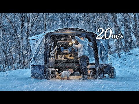 Видео: Одиночный кемпинг в снегу с моей собакой . Отдых в горячей палатке . Дровяная печь ASMR