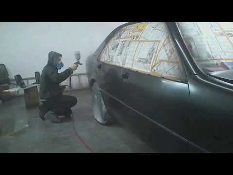 Видео: Mercedes Benz W140 ремонт и полная покраска без полировки черного.