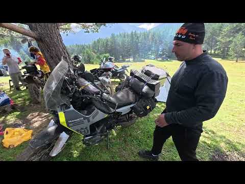 Видео: Путешествие на мотоцикле  Husqvarna Norden 901. Геленджик - Хурла Кель. 13.5 часов в пути.
