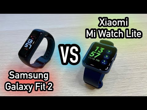 Видео: Samsung Galaxy Fit 2 VS Xiaomi Mi Watch Lite / Сравнительный обзор смарт часов