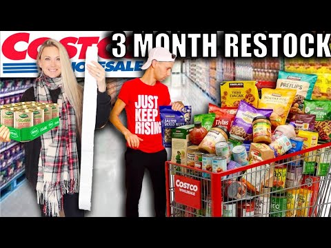 Видео: ГРАНДИОЗНОЕ ПОПОЛНЕНИЕ 3-МЕСЯЧНЫХ ТОВАРОВ COSTCO! Что мы купили? Сколько потратили?