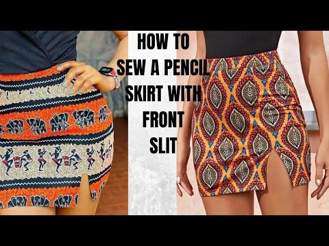 Видео: КАК КРОЙТЕ И СШИВАЙТЕ ЮБКУ-КАРАНДАШ С РАЗРЕЗОМ СПЕРЕДИ... #юбка-карандаш #разрезспереди #юбка-анк...