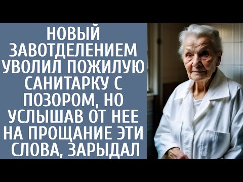 Видео: Новый завотделением уволил пожилую санитарку с позором, но услышав на прощание ЭТИ слова, зарыдал