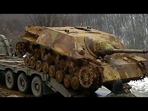 Видео: НАШЛИ В РЕКЕ НЕМЕЦКУЮ САМОХОДКУ ВРЕМЕН ВТОРОЙ МИРОВОЙ / ПОДЪЁМ ТАНКА