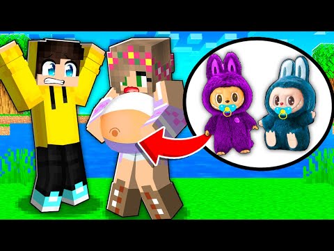 Видео: МОЯ ДЕВУШКА РОДИЛА ЛАБУБУ В МАЙНКРАФТ! | Дими minecraft