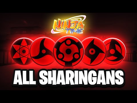Видео: ВСЕ КЛАНЫ ШАРИНГАНОВ ПОЛНАЯ ВИТРИНА Ninja Time (Roblox) Красные Глаза Витрина