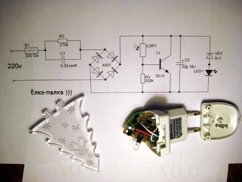 Видео: Ночник Елочка - хуже не придумаешь.
