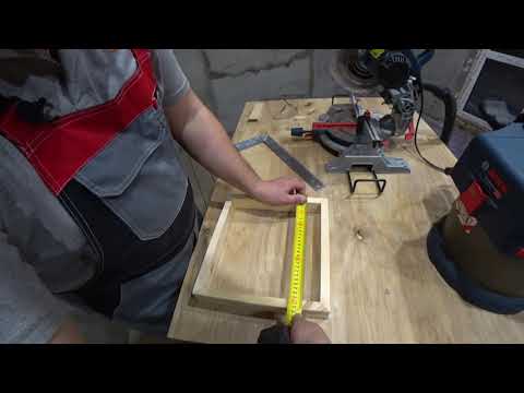 Видео: Все хотят запилить рамку на торцовочной пиле Bosch GCM 216. Сделал  рамку при помощи упора. Белгород