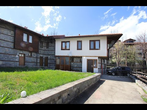 Видео: Луксозна къща с 2 спални и с камина за продажба в ски зоната на гр. Банско