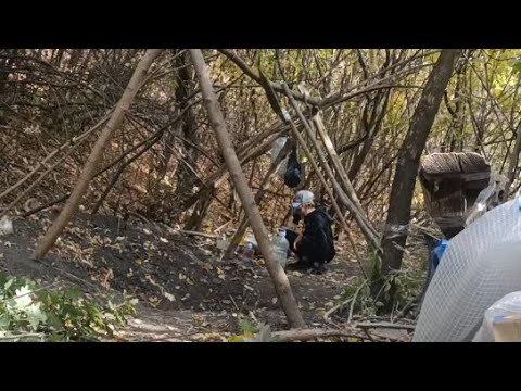 Видео: ✅Сварили компот и поставили тент на каркас домика! 13 часть