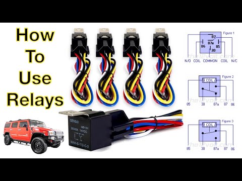 Видео: Как подключить реле SPDT и SPST для автомобильной аудиосистемы, системы безопасности и электроники.