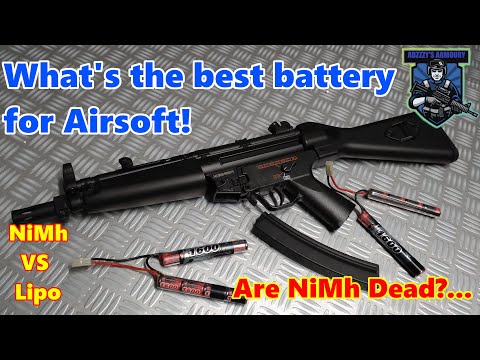 Видео: Лучший аккумулятор для страйкбола — NiMh или LiPo — улучшенный JG MP5