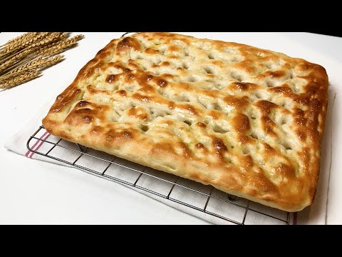 Видео: Хлеб FOCACCIA - Настоящий ИТАЛЬЯНСКИЙ рецепт! Быстро и легко! БЕЗ РАЗМИНАНИЯ