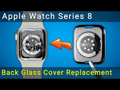 Видео: Замена задней крышки Apple Watch Series 8: решение проблем с трещинами, отсутствием зарядки и нер...