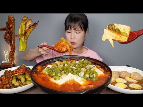 Видео: Острый кимчи чиге, кимчи, мукбанг