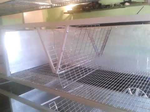 Видео: Клетка для кроликов трехъярусная. Часть 2