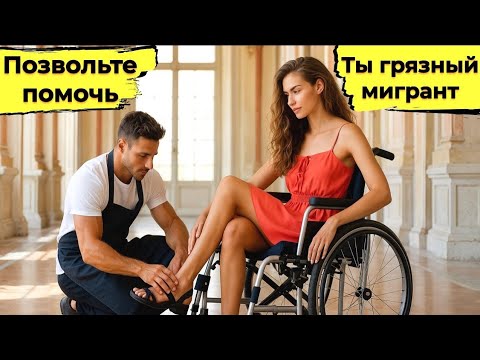 Видео: Дочь Миллионера Не Ходила 12 Лет… Пока Нищий Мигрант Не Подошёл и Не Сказал: «Я Попробую Помочь»