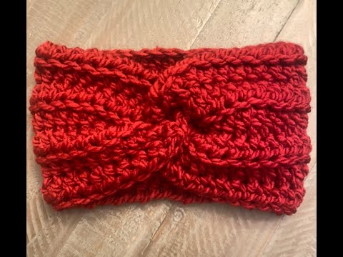 Видео: Как связать повязку на голову крючком: супербыстрый и простой урок по вязанию повязки на голову к...