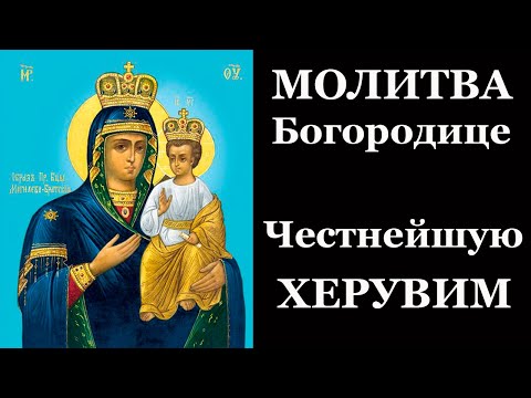 Видео: Молитва - Богородице! Честнейшую Херувим и славнейшую без сравнения Серафим!