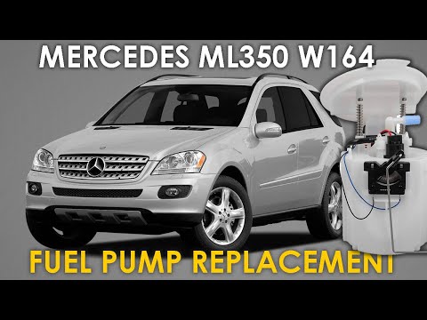 Видео: КАК ЗАМЕНИТЬ (СНЯТЬ/УСТАНОВИТЬ) ТОПЛИВНЫЙ НАСОС НА MERCEDES BENZ ML 350 W164 2007 M CLASS #ml350