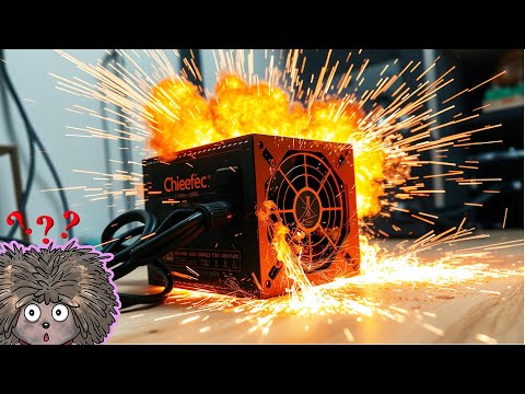 Видео: Как починить Chieftec CTB-650S, который взорвался и не включается?