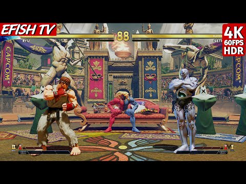 Видео: Рю против Сета (Самый сложный ИИ) — Street Fighter V