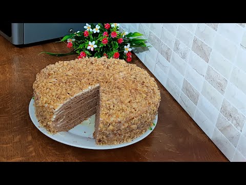 Видео: Невероятно Вкусный Торт Без Выпечки! Торт за 30 Минут!