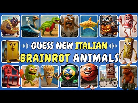 Видео: Угадайте, новый ИТАЛЬЯНСКИЙ МЕМ ПРО МОЗГОВЫХ ЖИВОТНЫХ... Tacorito Hippotamo, Brazilini Funkosini,...