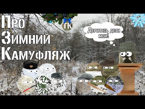 Видео: Про зимний камуфляж / About winter camouflage.