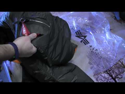 Видео: Куртка аляска Alpha Industries N-3B Slim Fit Rep Grey/Orange