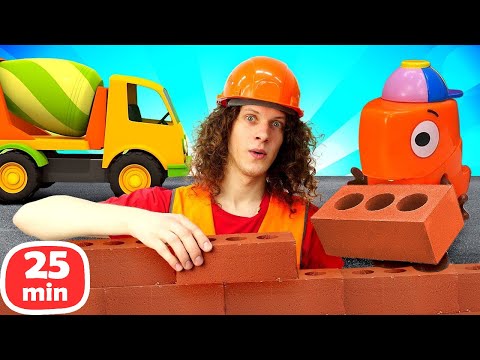 Видео: Мультики про машинки для малышей: стройка и ремонт после пожара 👷🏻‍♀️🔥