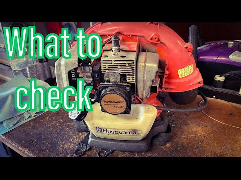 Видео: Ранцевый воздуходув Husqvarna 130BT не работает как следует — что проверить?