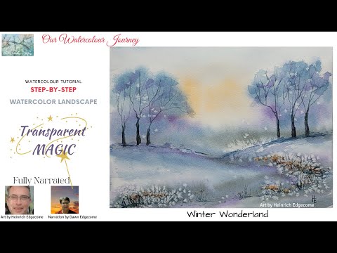 Видео: Как СОХРАНИТЬ ПРОЗРАЧНУЮ МАГИЮ акварели