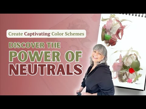 Видео: Демонстрация смешивания цветов: создайте потрясающие нейтральные цвета для ваших абстрактных картин!