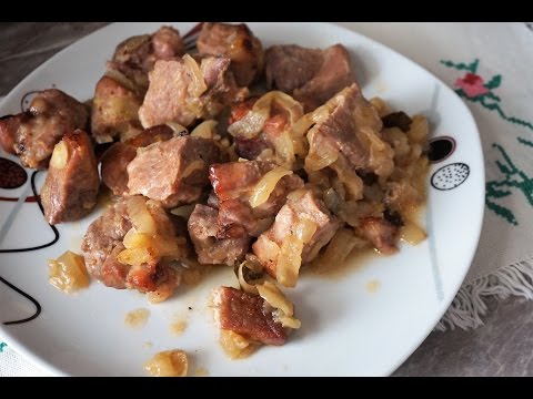 Видео: Шашлык в рукаве в духовке/мясо как шашлык