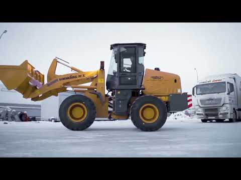 Видео: Обзор маленького фронтального погрузчика LONKING CDM932N