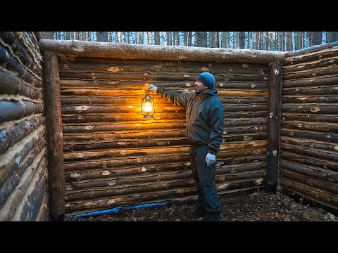Видео: ДОМ ИЗ ВАЛЕЖНИКА. НУЖНО УСПЕТЬ ДО ПЕРВОГО СНЕГА. 3 СЕРИЯ.