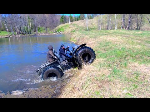 Видео: Вездеход Каракат ЗИС-5. Проходимость выше, чем у танка - болото и река не преграда