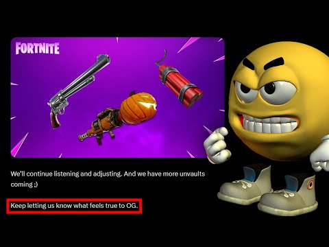 Видео: Fortnite просит сообщество исправить игру (Fortnite OG)
