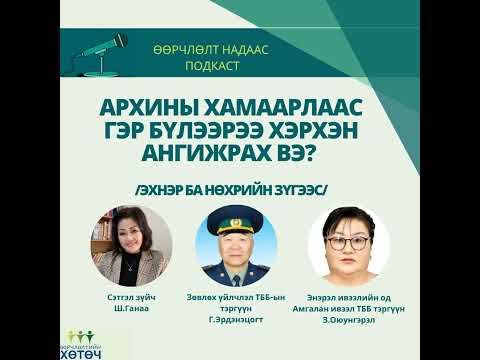 Видео: Өөрчлөлт надаас подкаст №51 "Архины хамаарлаас гэр бүлээрээ хэрхэн ангижрах вэ?"