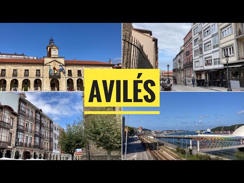 Видео: Авилес Астурия // Третий крупный город Астурии // Avilés Asturias //  Испания // Влог. 08.10.2022