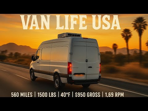 Видео: Реальный заработок на Mercedes Sprinter reefer, на примере одного груза!!!