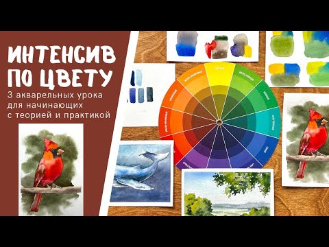 Видео: КАК СМЕШИВАТЬ ЦВЕТА - секреты акварели для начинающих! Урок 2