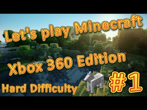 Видео: Let's play Minecraft Xbox 360 edition [Hard Difficulty] #1 "Трудности начинаются!"