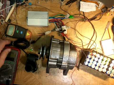 Видео: Автомобильный генератор-мотор.ч-45