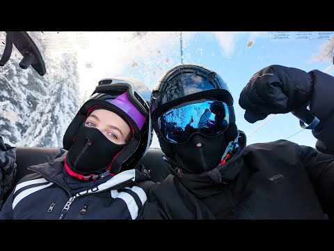 Видео: СКИ С ПРИЯТЕЛИ И КОЛЕДА