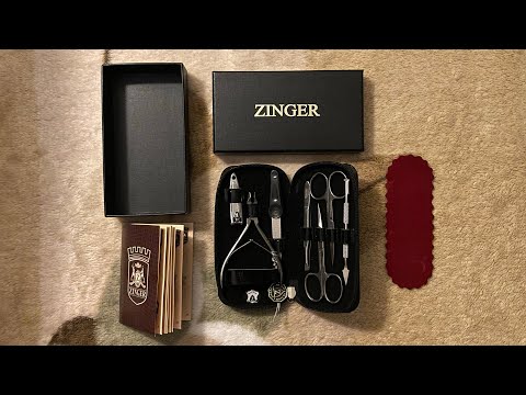 Видео: АСМР Тихий Голос Распаковка Маникюрного Набора Zinger / Рассуждения про Ютуб